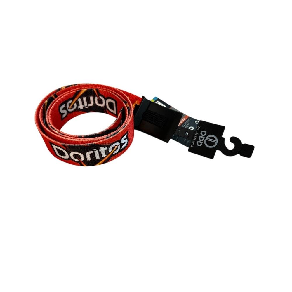 Odd Sox Doritos Theme Belt one size fits most 
Adjustable , NWT Orange